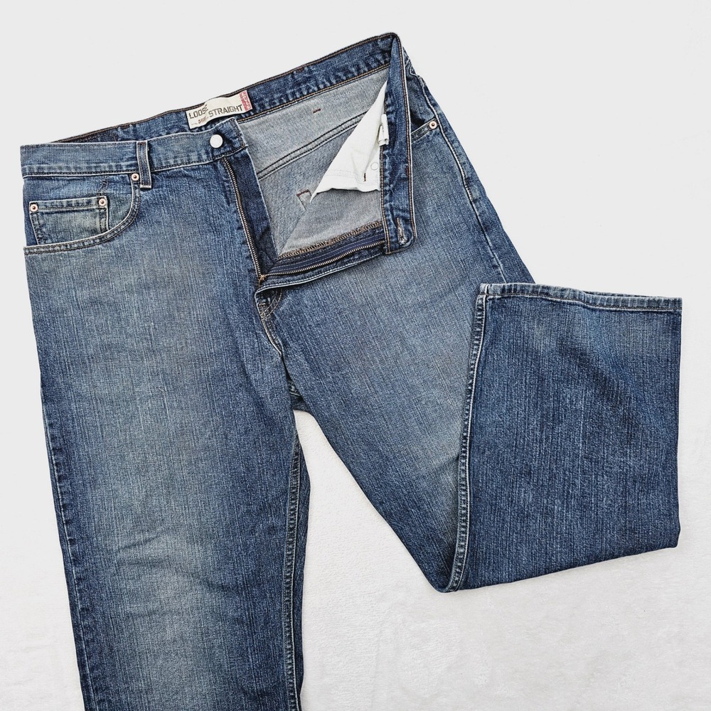 Levi's 569 Loose Straight Jeans Mens 38x30 Denim Baggy Skater Grunge Y2K READ